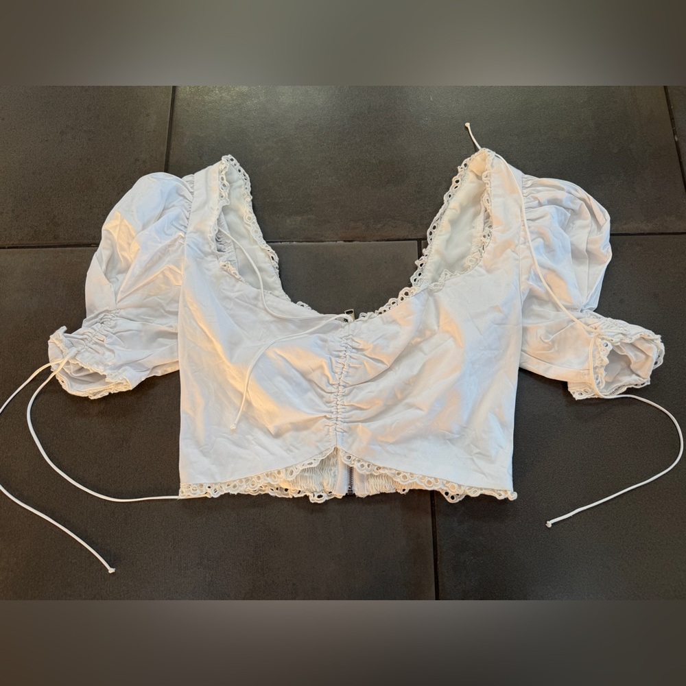For Love & Lemons White Blouse